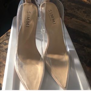 Simmi clear court heels